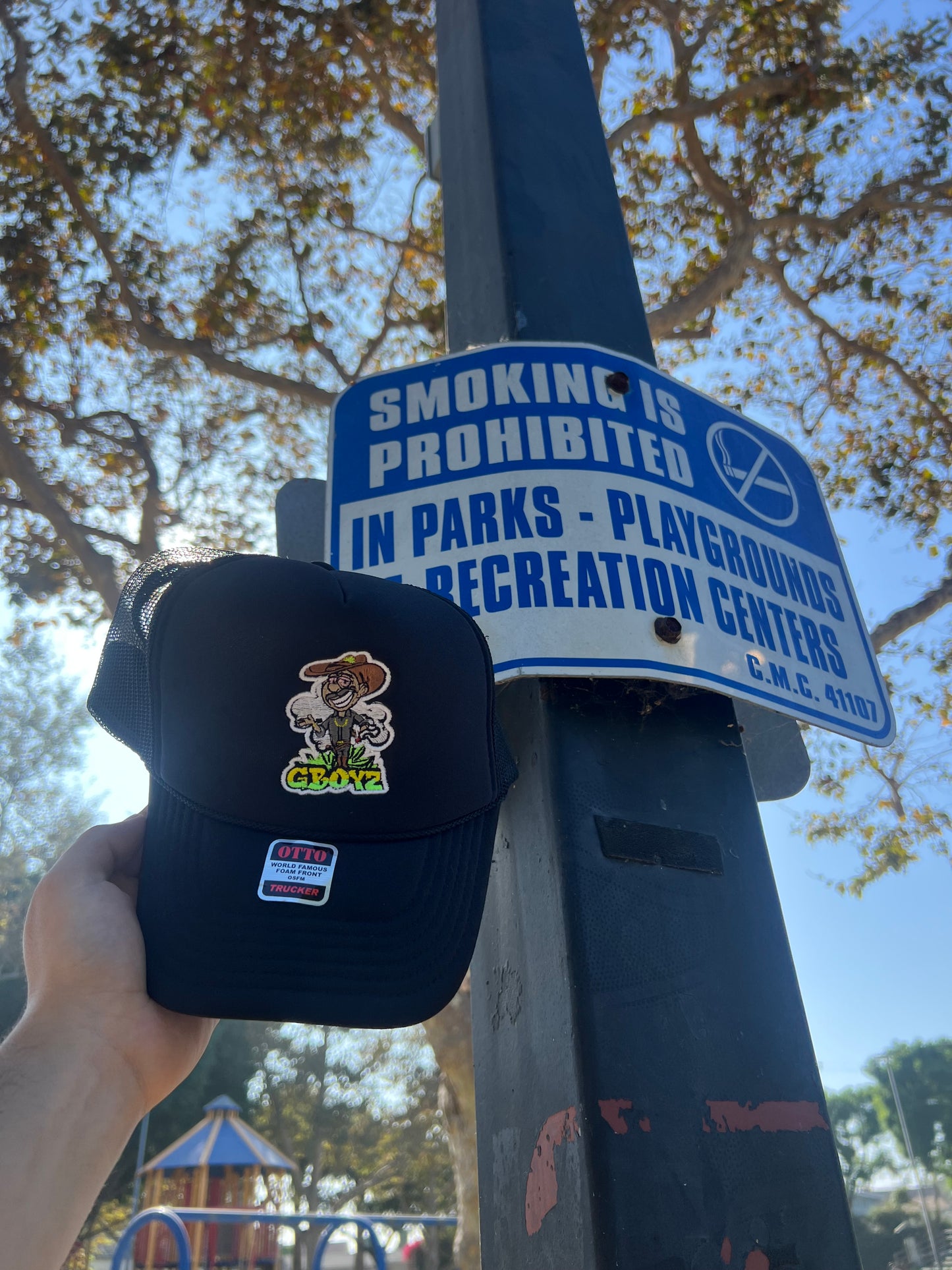 GBOYZ “BLACK” TRUCKER HAT